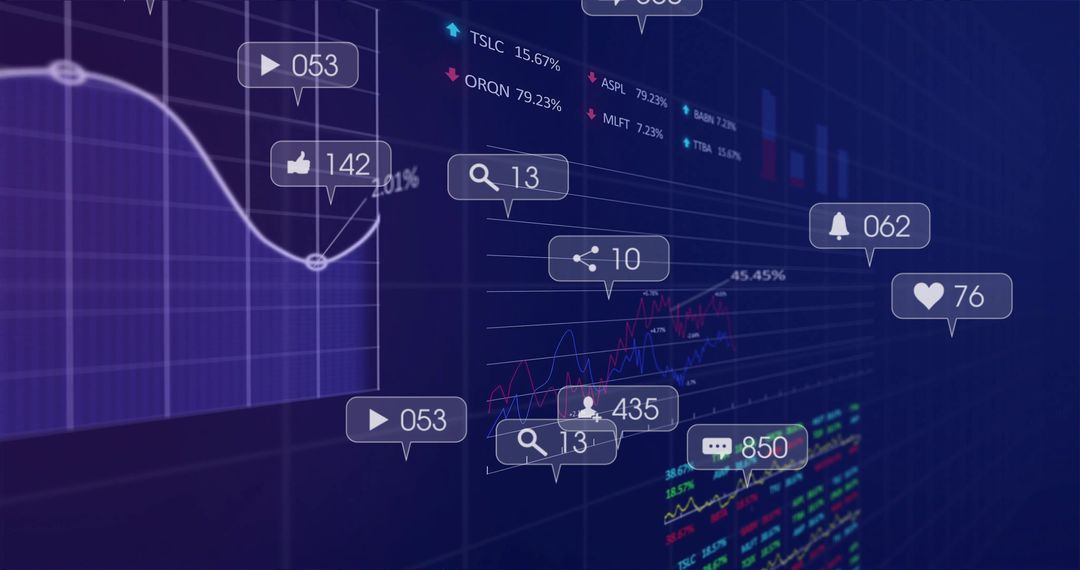 Digital Data Analytics Dashboard with Interactive Graphs