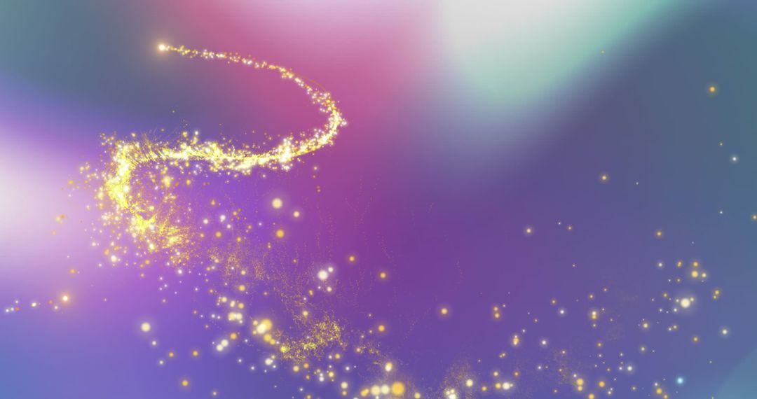 Enchanting Light Trail in Dynamic Motion