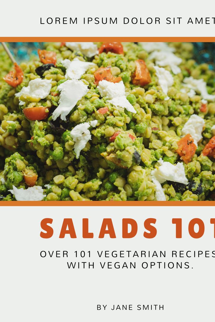 Vibrant Vegetarian Salad with Goat Cheese for Healthy Lifestyle