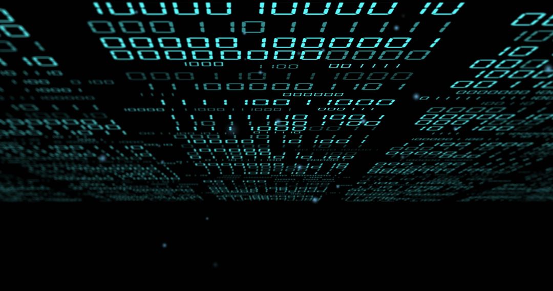 Futuristic Binary Code Data Flow with Digital Interface - Free Images, Stock Photos and Pictures on Pikwizard.com