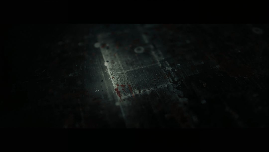 Rustic Metal Panel With Grunge Texture and Indents