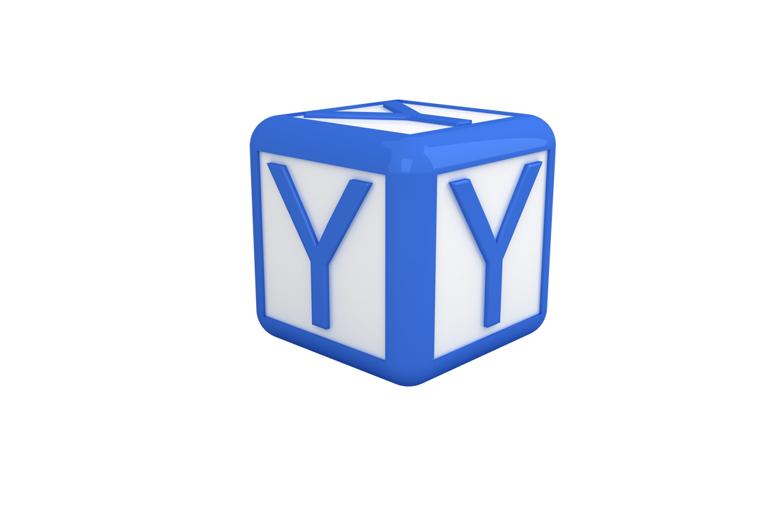 Transparent Blue and White Alphabet Block with Letter Y - Download Free Stock Images Pikwizard.com