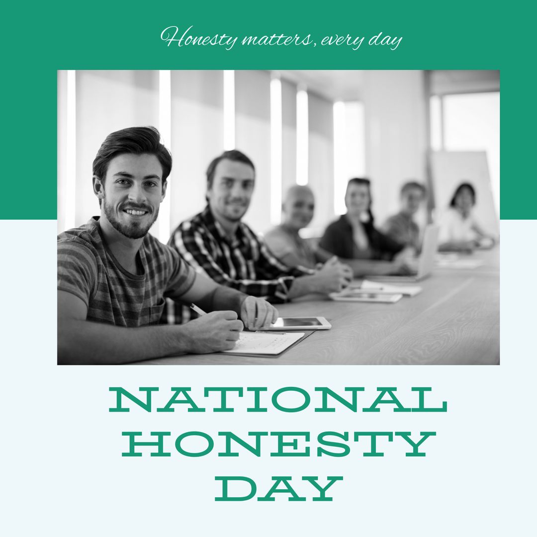 Diverse Business Team Celebrating National Honesty Day