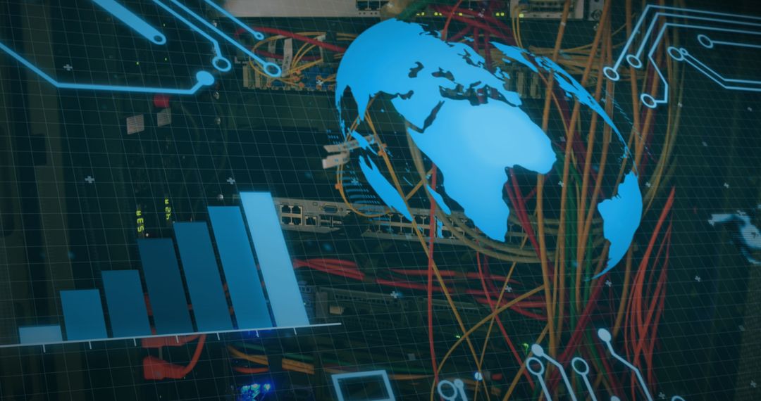 Global Computing Data Network Over Server Cables