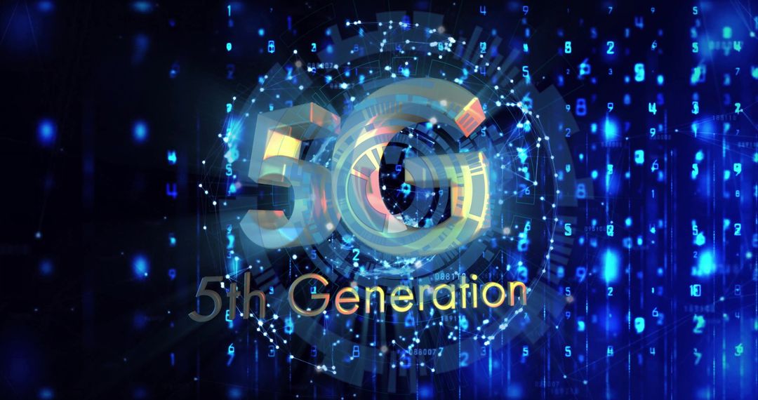 Digital Revolution: Radiating 5G in Futuristic Cyberspace