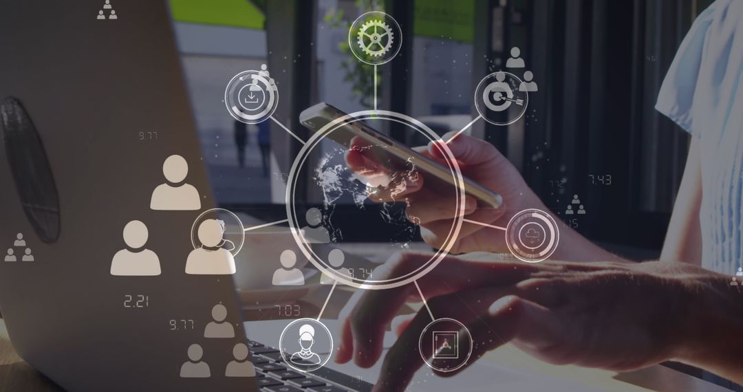 Digital Connectivity and Global Networking Concept