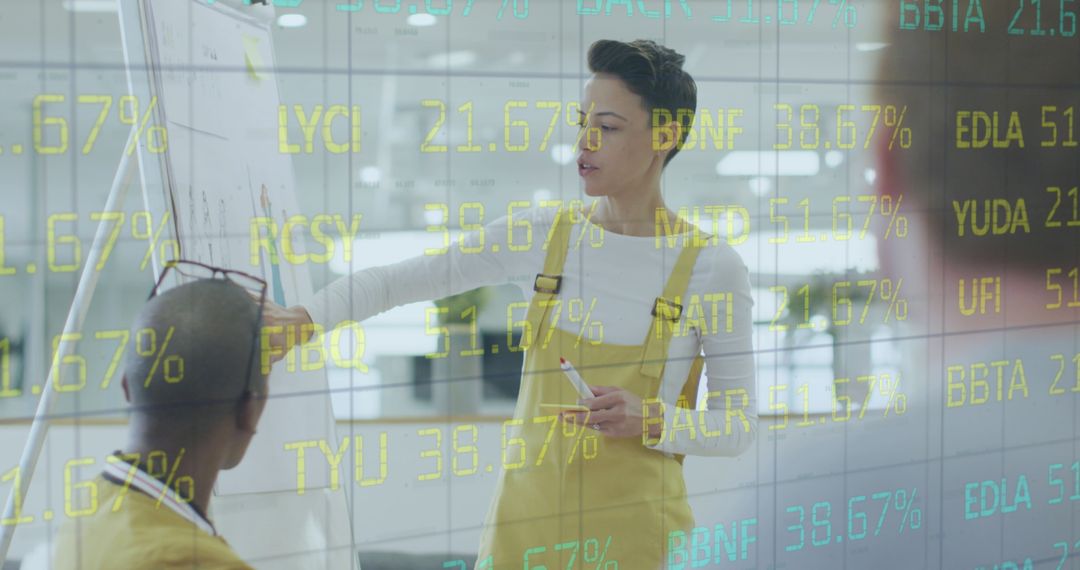 Diverse Team Analyzing Financial Data