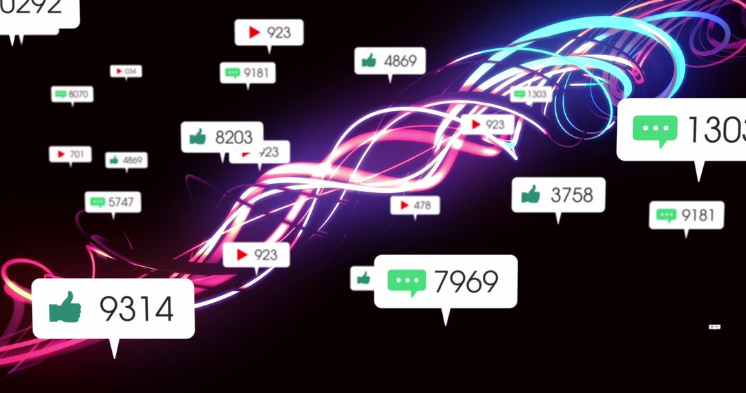 Digital Interactions Pulsating with Neon Energy