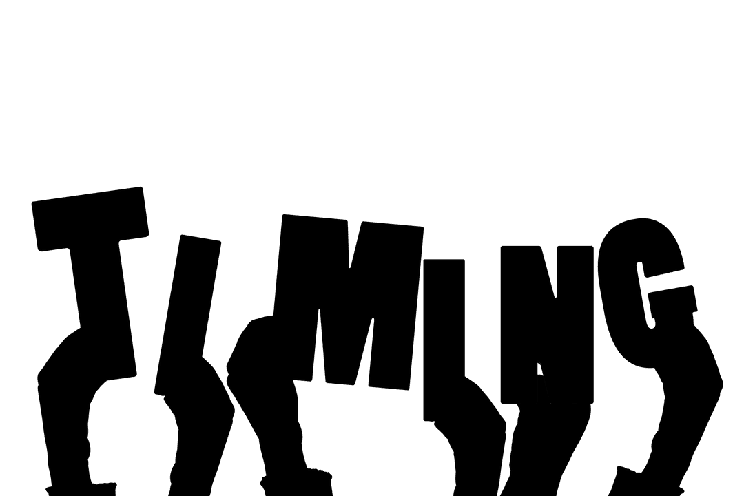 Hands with Time Management Concept on Transparent Background