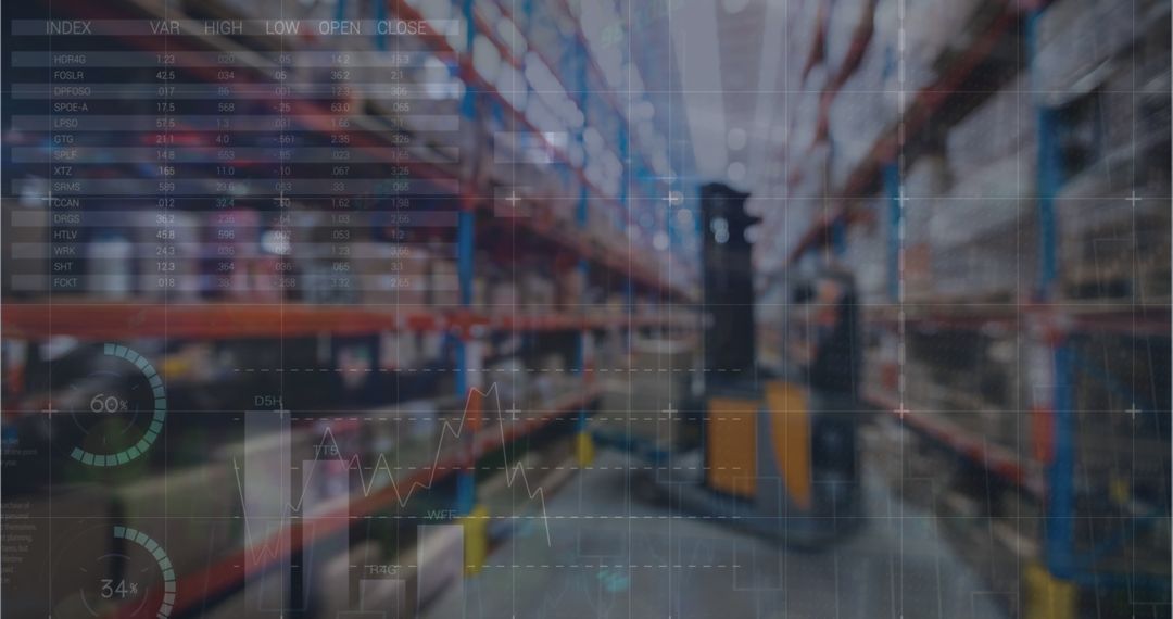 Warehouse and Analytics Graph Interface Integration - Free Images, Stock Photos and Pictures on Pikwizard.com