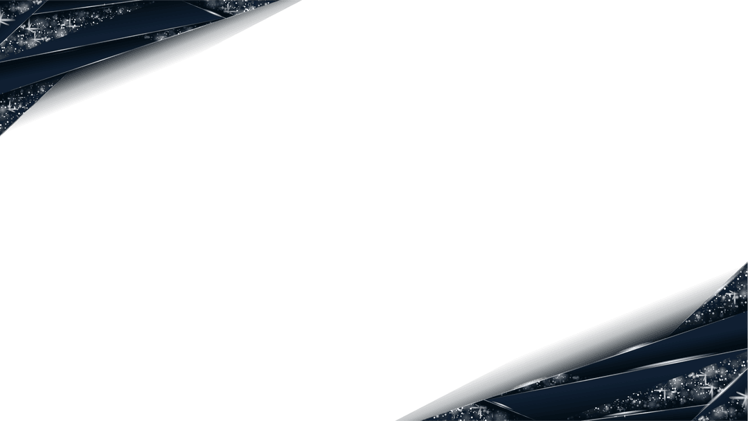 Abstract Dark Shards Frame with Transparent Background