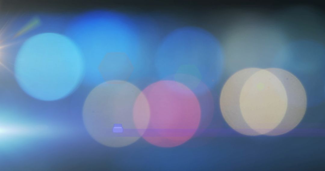 Colorful Abstract Bokeh Lights Creating Dreamy Atmosphere