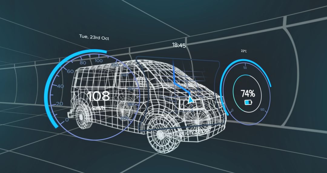 Electric Van Engineering HUD Display