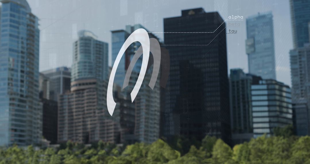 Data Analytics Interface Over Urban Skyline