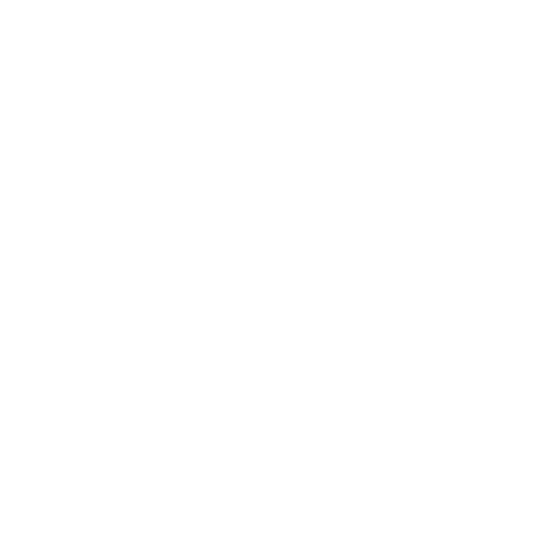 White Curved Arrow Illustration on Transparent Background