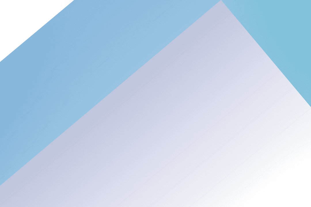 Geometric Blue Shapes on Transparent Background