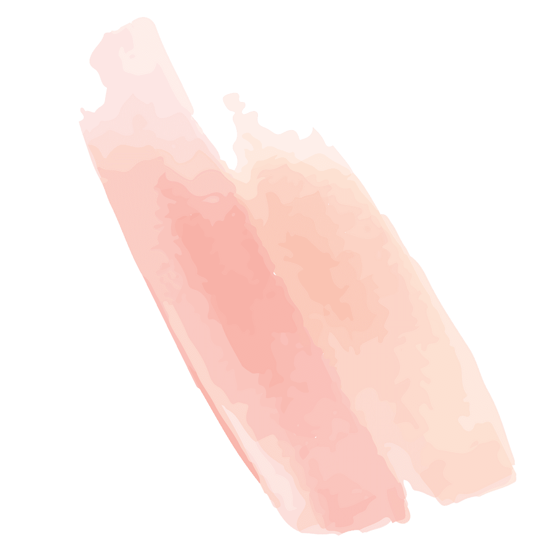 Pastel Beige Watercolor Strokes on Transparent Background