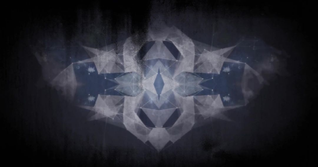 Abstract Digital Interface with Geometric Moving Shapes