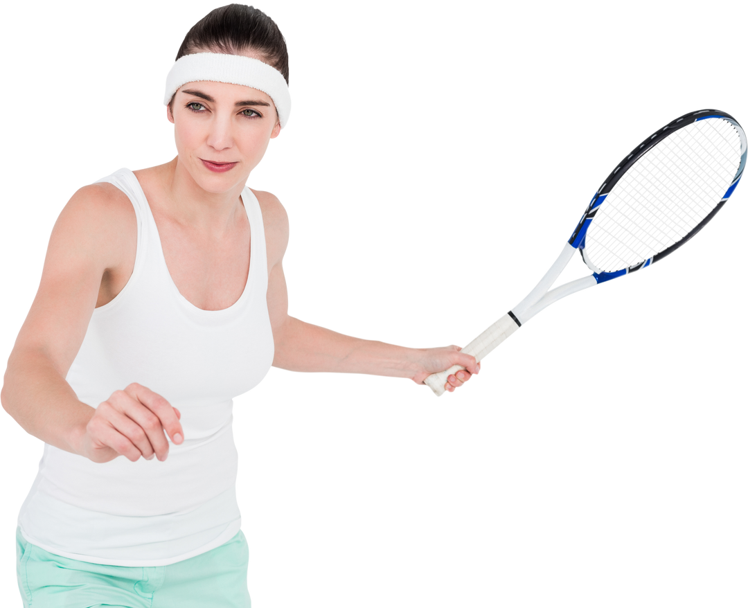 Transparent Image of Woman Playing Tennis - Download Free Stock Images Pikwizard.com