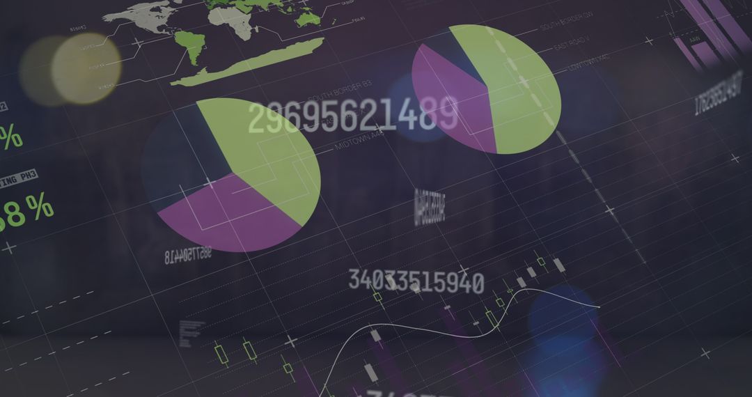 Abstract Digital Interface with Luminescent Graphs