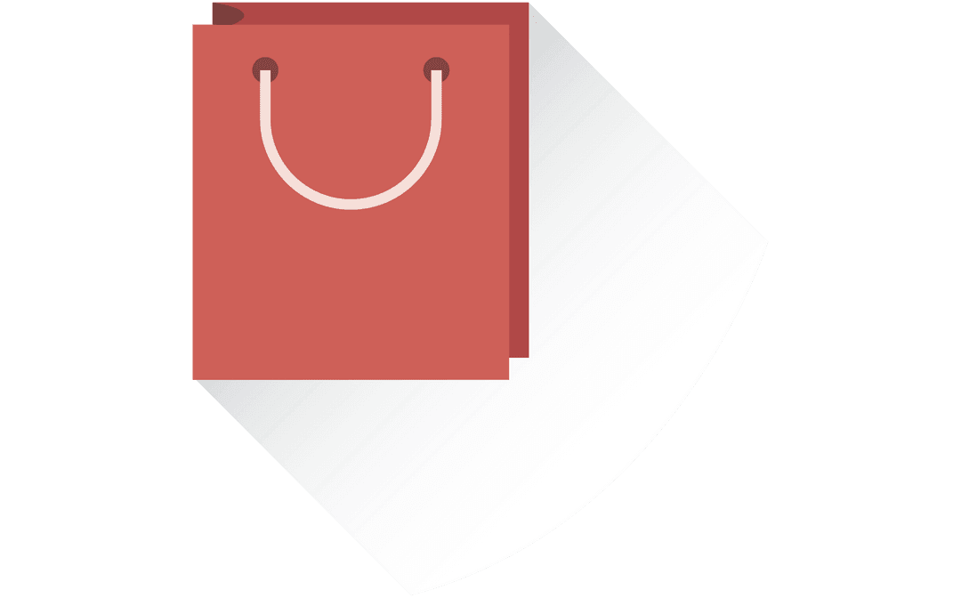 Celebration Present Bag on Transparent Background for Birthday