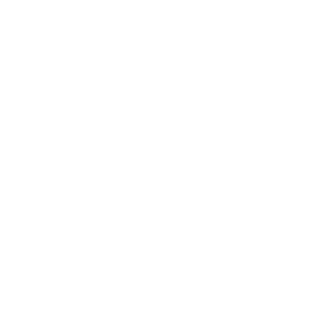 White Brushstroke Arrow on Transparent Background