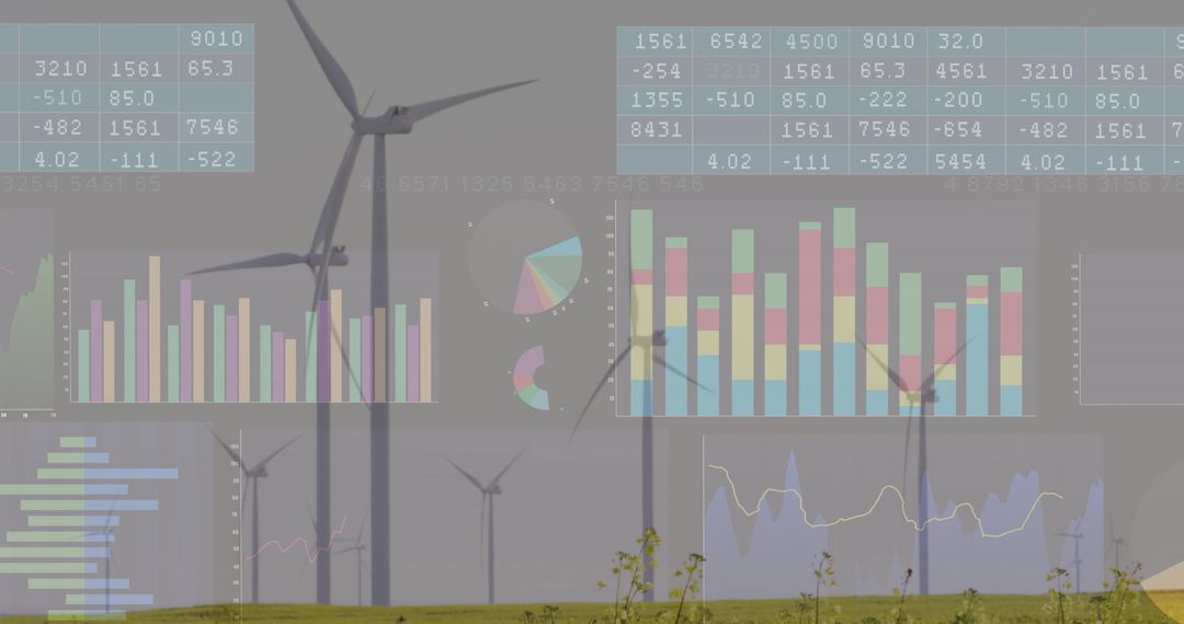 Financial Data and Wind Turbines Blending Renewable Energy Insights