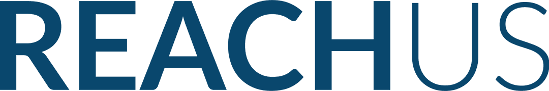 Bold Transparent Reach Us Text Design