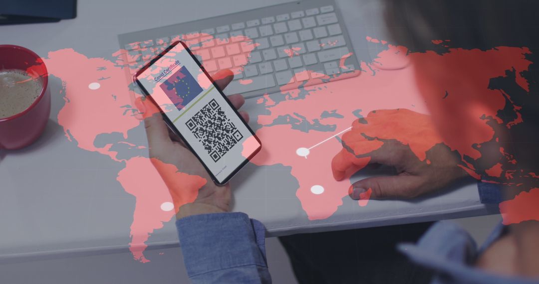 Digital Vaccination Passport on Smartphone with Global Connectivity