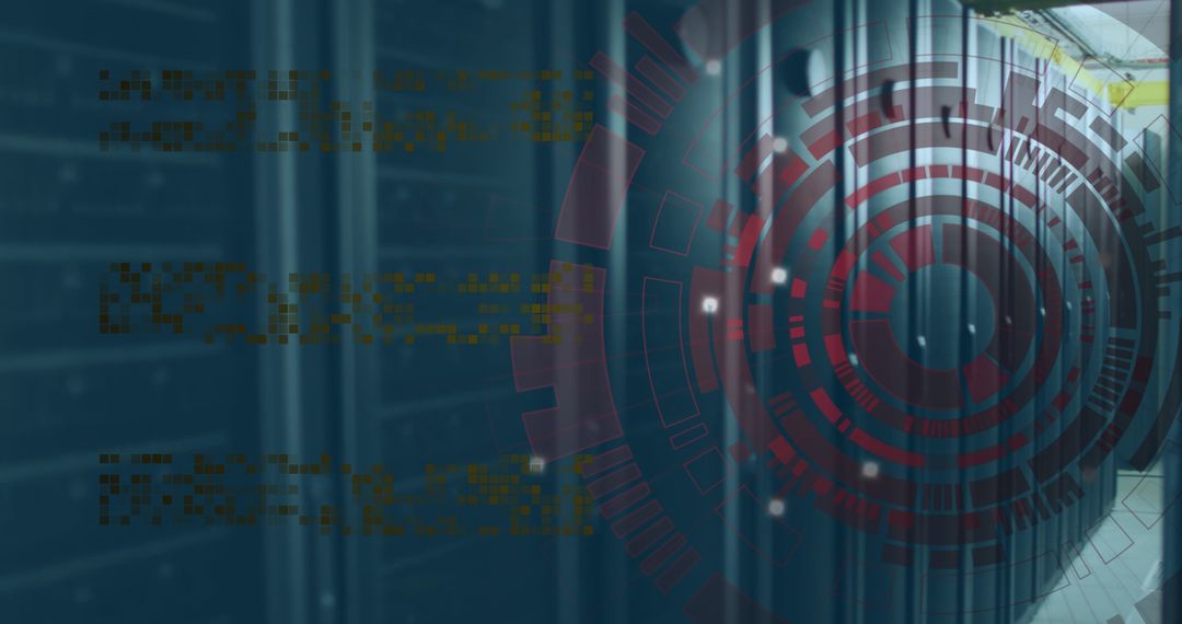 Data Processing with Digital Visualization in Server Room