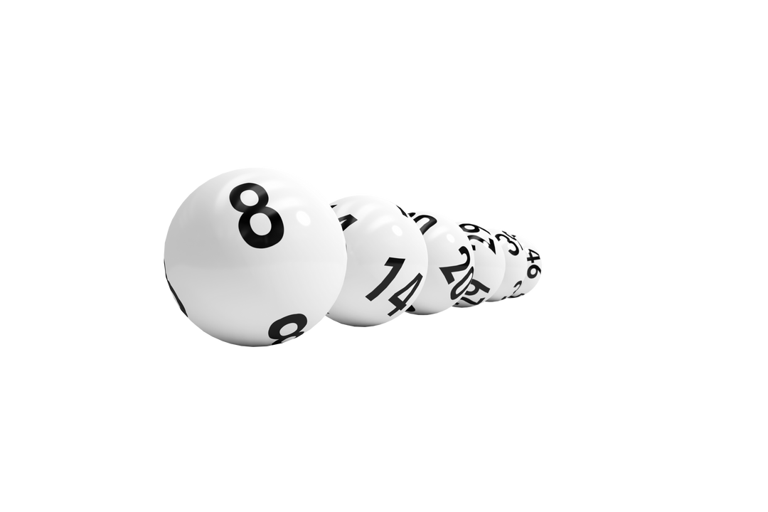 Transparent 3D White Bingo Balls in a Distorted Line with Numbers - Download Free Stock Images Pikwizard.com