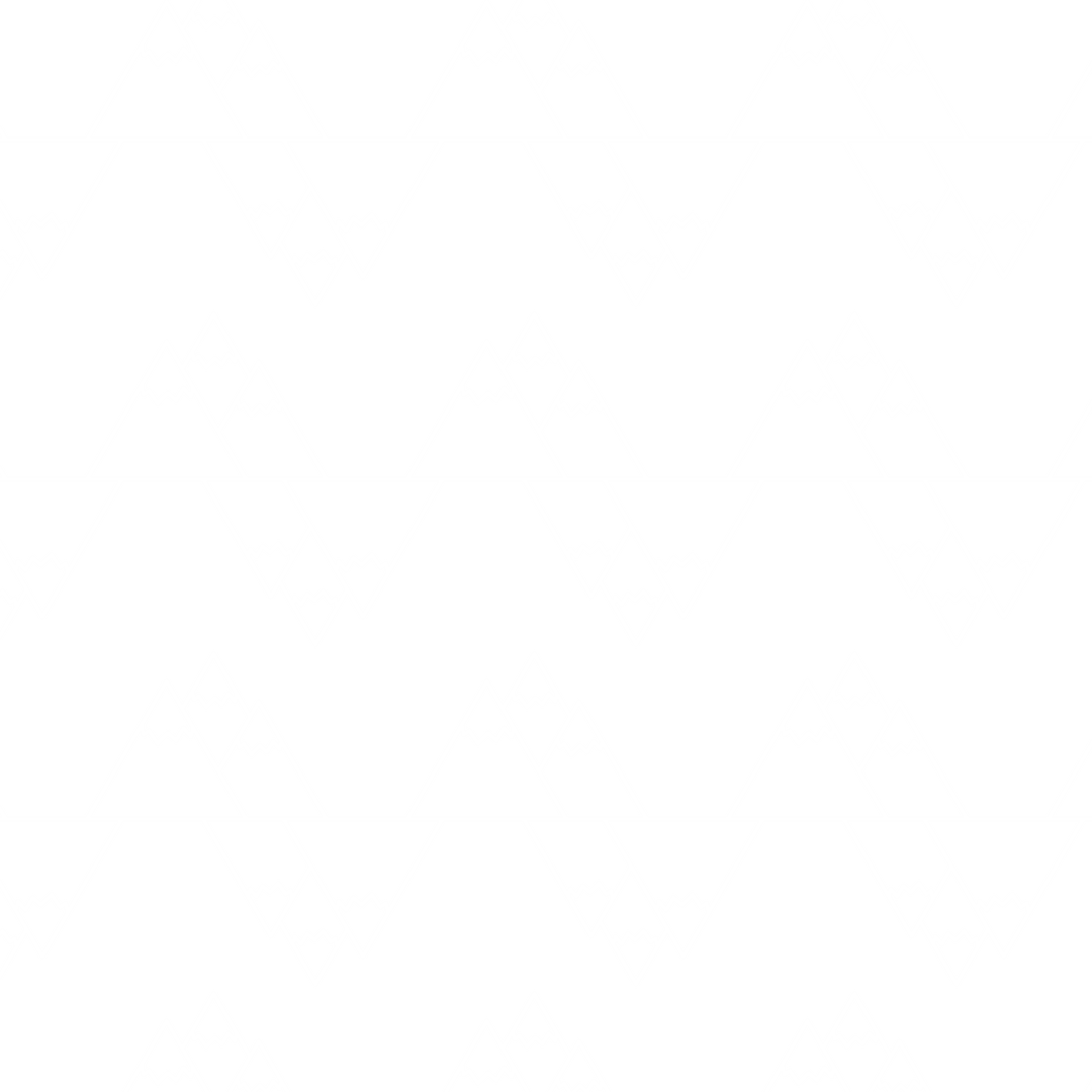 Minimalist White Mountain Pattern on Transparent Background