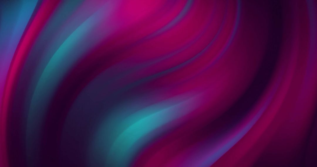 Vibrant Wave of Red and Blue on Black Canvas