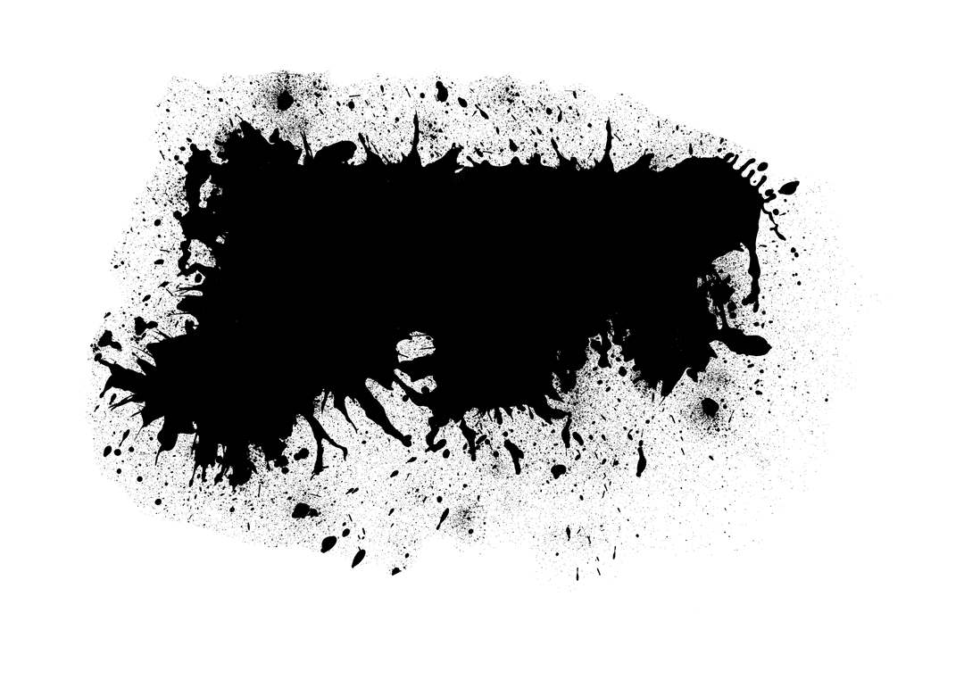 Artistic Brush Stroke Background on Transparent Surface