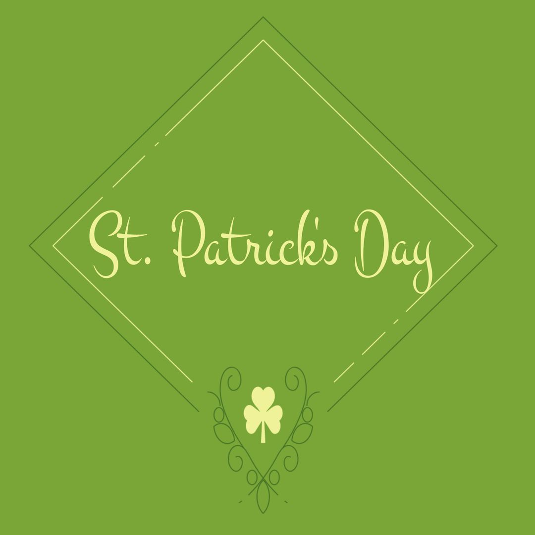 Festive St. Patrick's Day Design with Clover Symbol