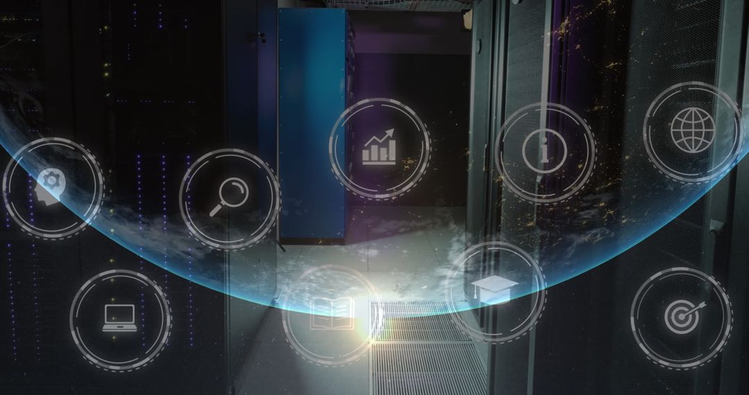 Digital Interfaces Over Networking Server Room