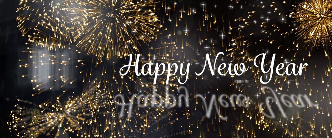 Dazzling Fireworks Celebrating the New Year