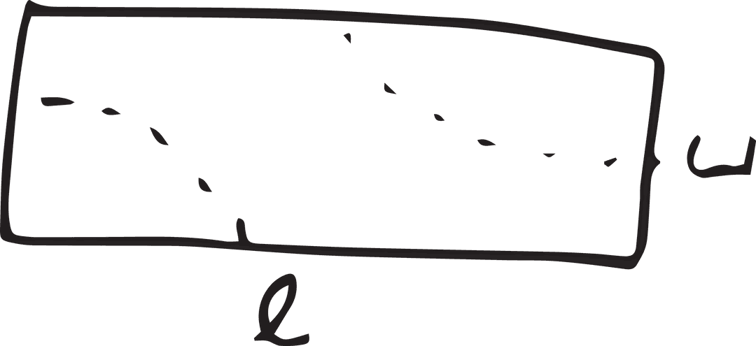 Minimalist Transparent Black Linear Diagram Illustration