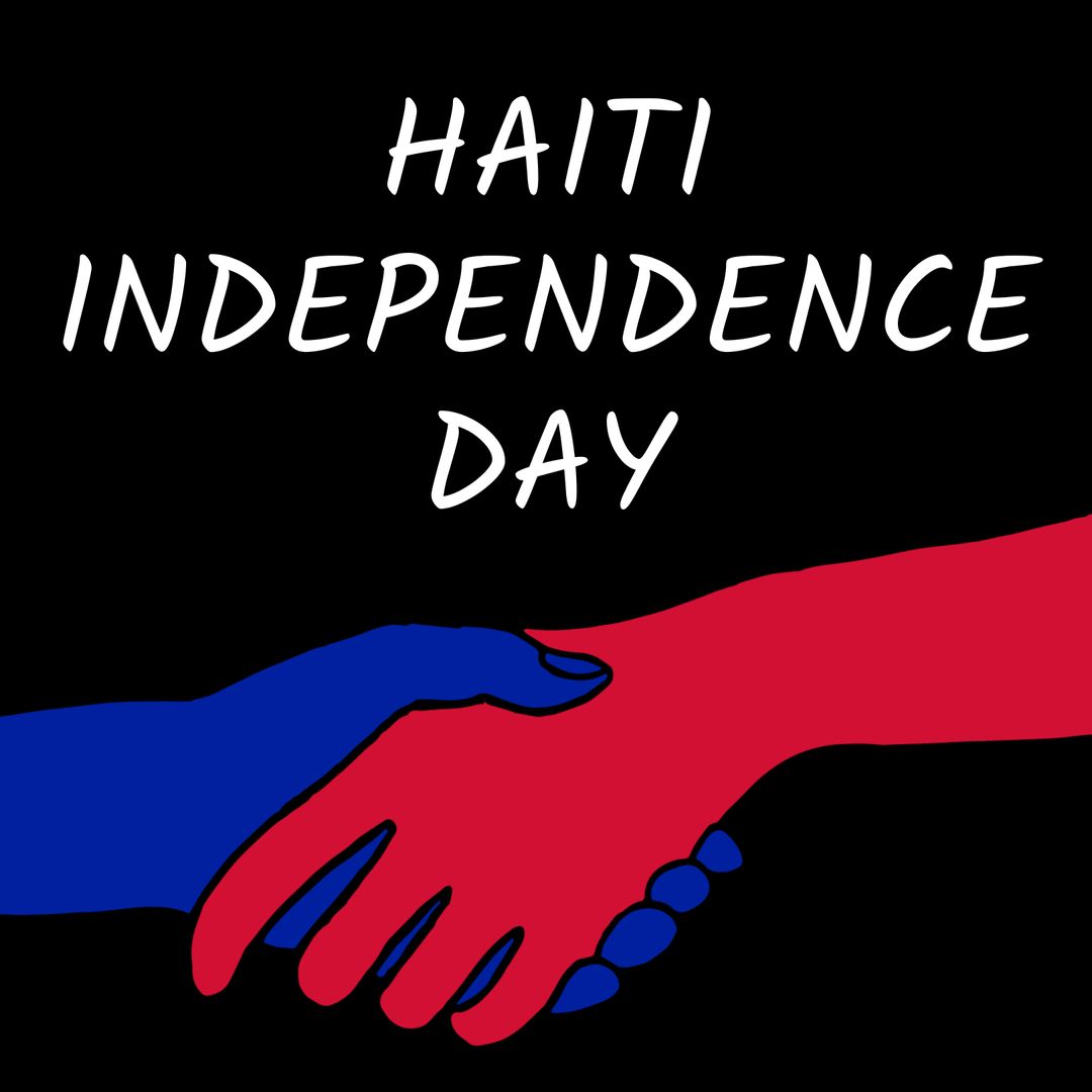 Haiti Independence Day Celebration with Hands in Solidarity