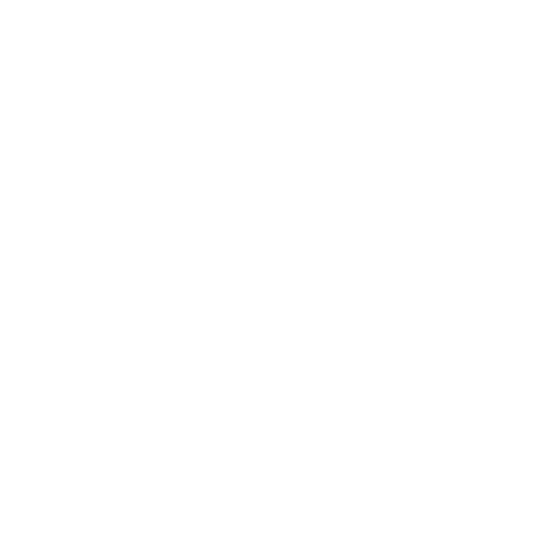 White Arrow and Shapes Illustration on Transparent Background