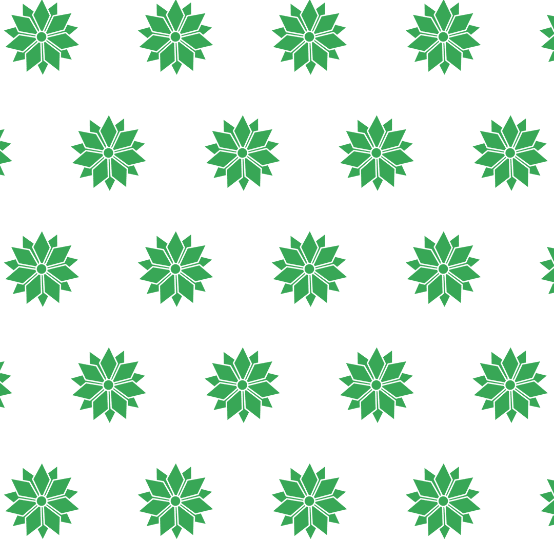 Green Sunburst Pattern on Transparent Background Vector