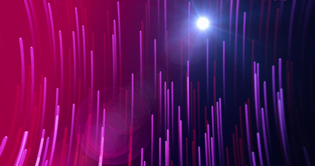 Vibrant Blue and Pink Light Trails Creating Dynamic Glow