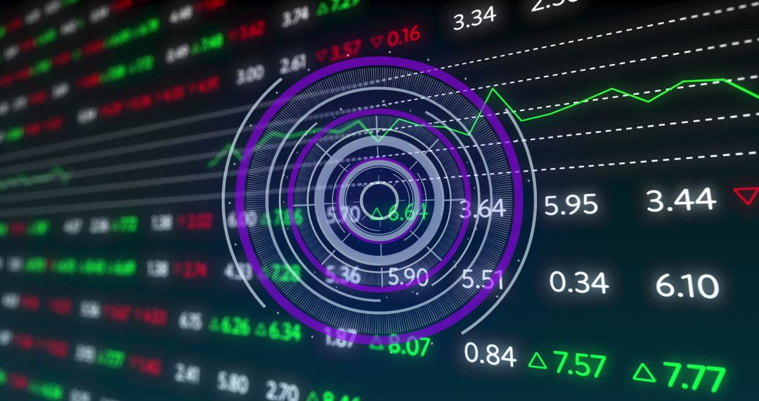 Digital Interface Over Financial Data Stock Market Analysis
