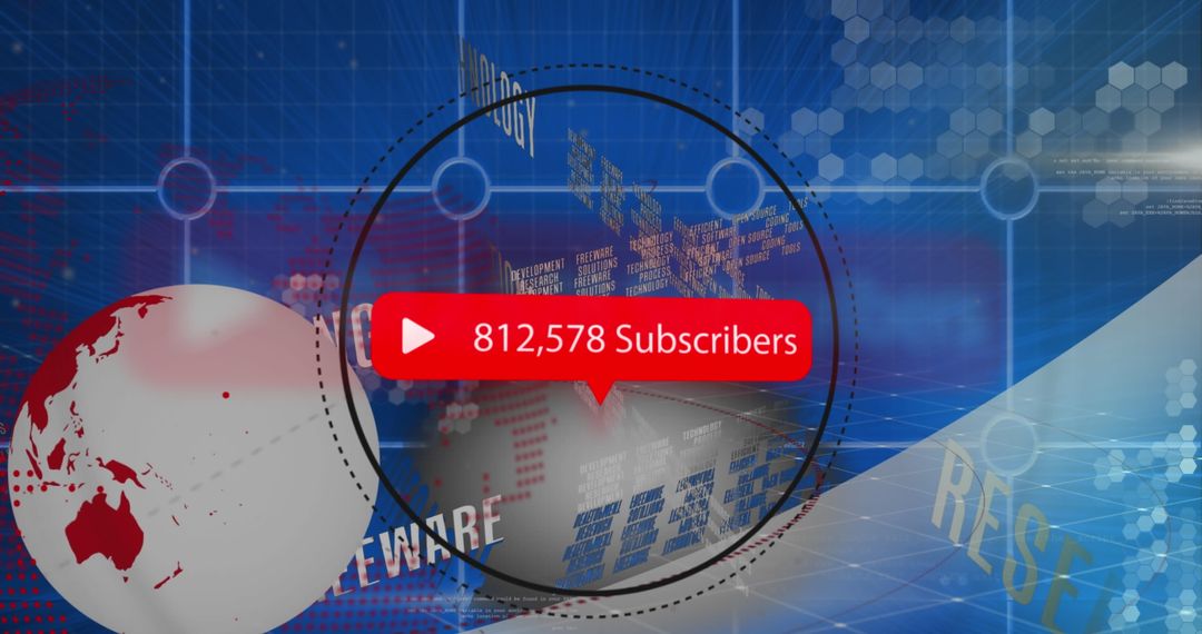 Bold Digital Presence Highlighting Subscriber Growth Insights