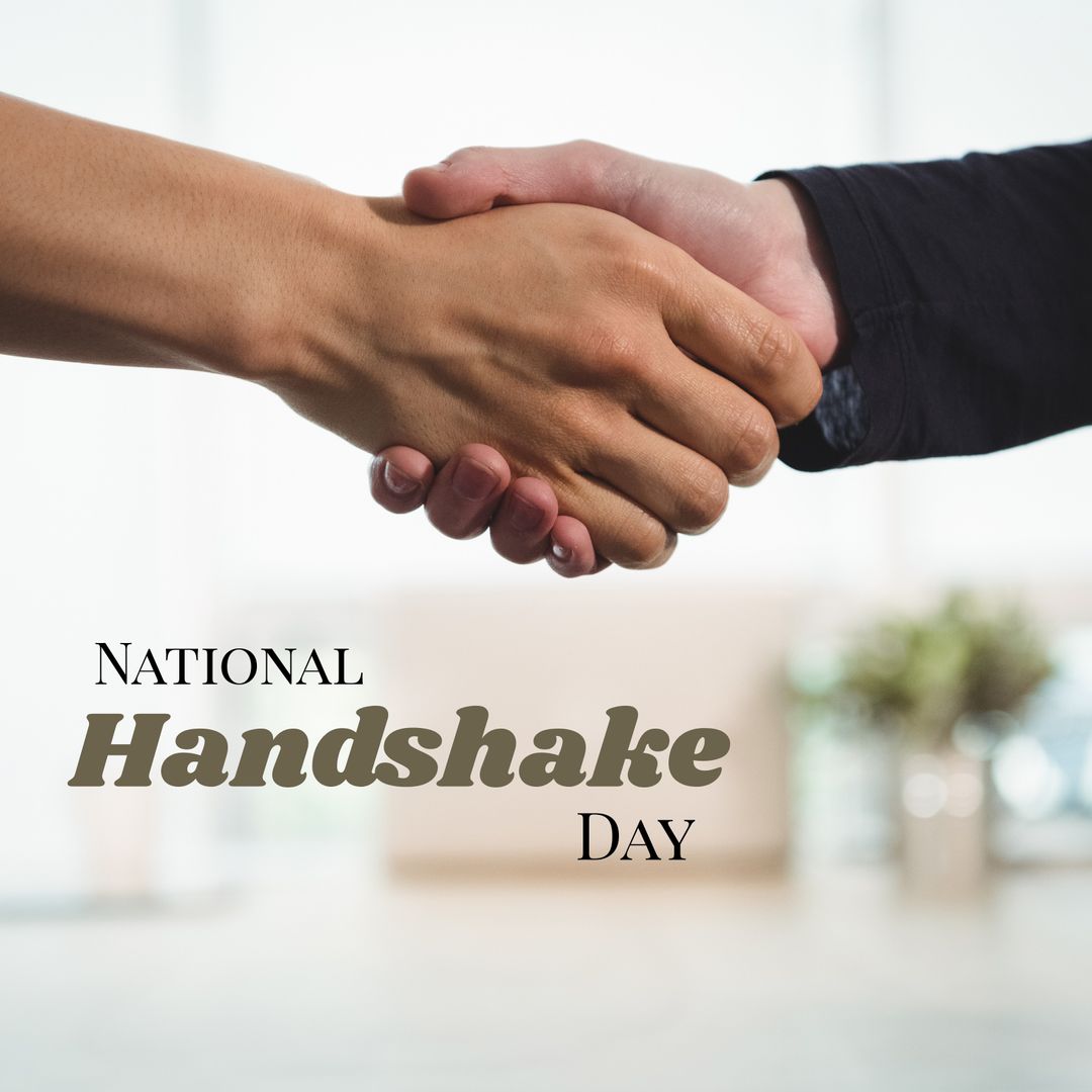 Business Handshake Marking National Handshake Day Celebration