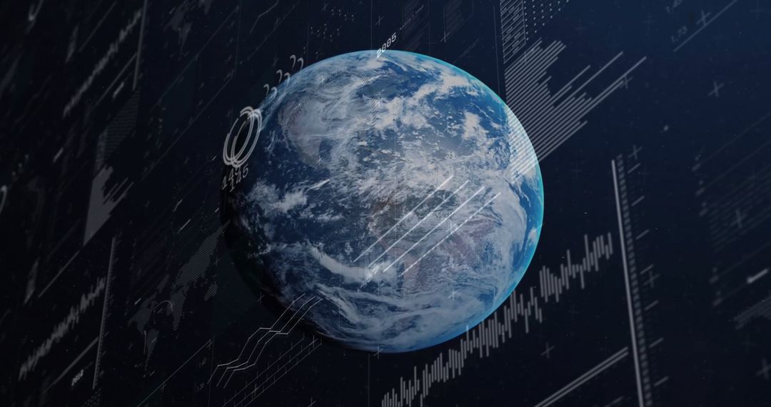 Global Finance and Data Revolution Conceptual Image