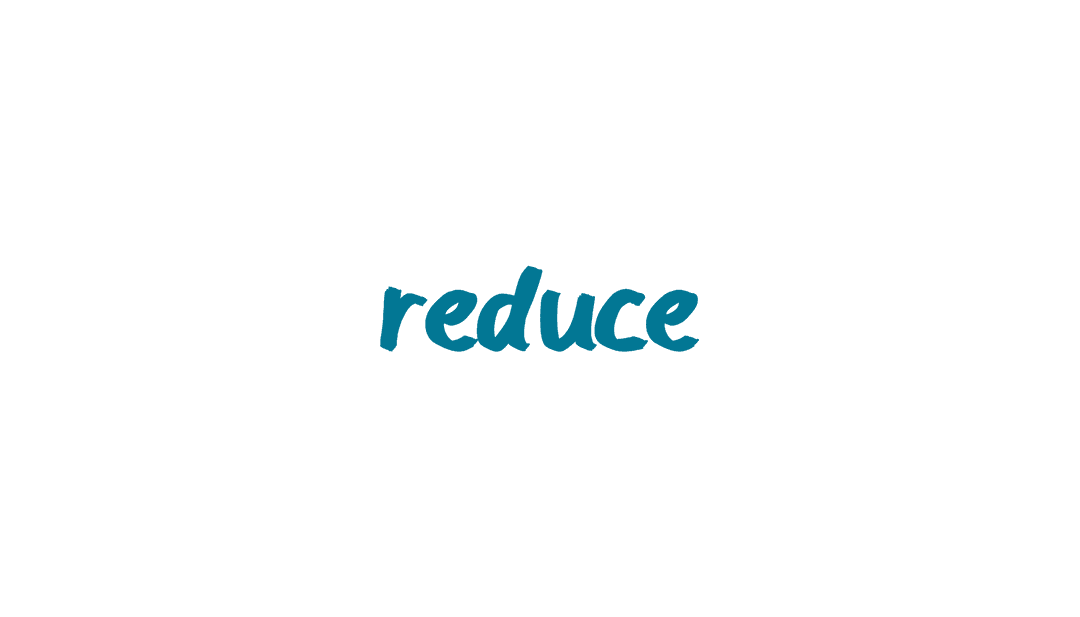Transparent 'Reduce' Text on Isolated Background