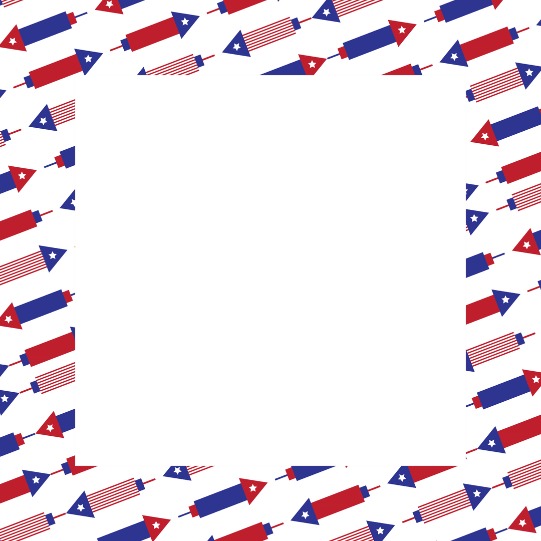 Transparent Background with USA Flag Fireworks Pattern - Download Free Stock Images Pikwizard.com