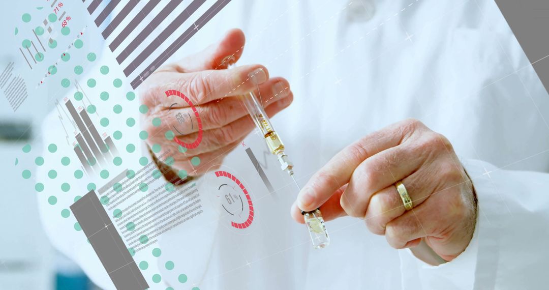 Senior Scientist Analyzing Advanced Data in Innovative Laboratory