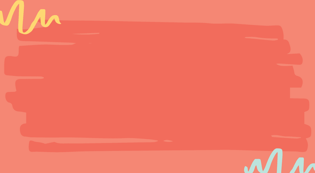 Transparent Orange Digital Shapes with Decorative Borders